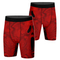 Red Ghostface Compression Shorts