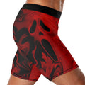 Red Ghostface Compression Shorts