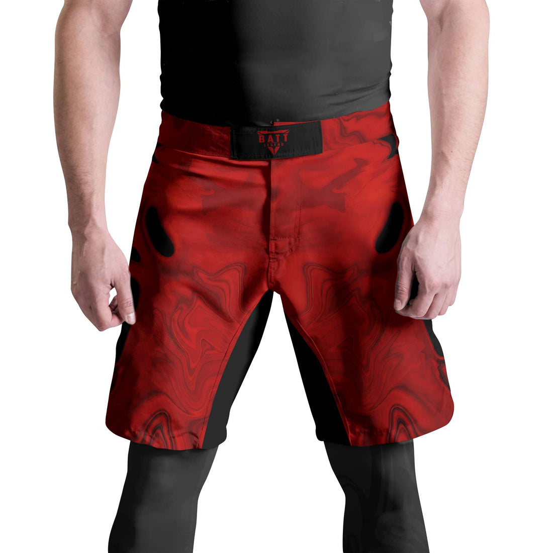 Red Ghostface Fight Shorts