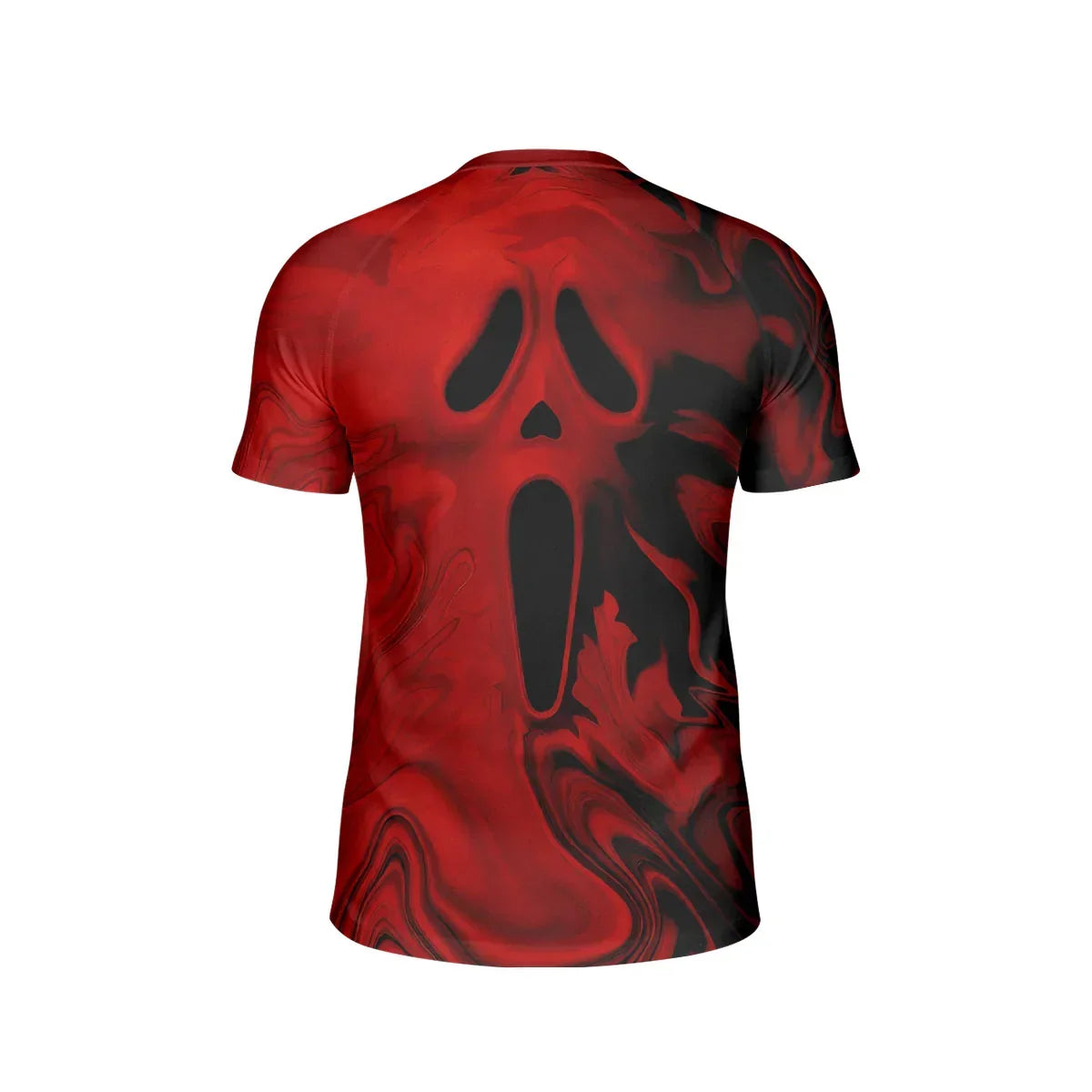 Red Ghostface Kids Rash Guard
