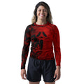 Red Ghostface Rash Guard