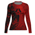 Red Ghostface Rash Guard