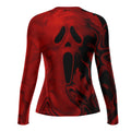 Red Ghostface Rash Guard