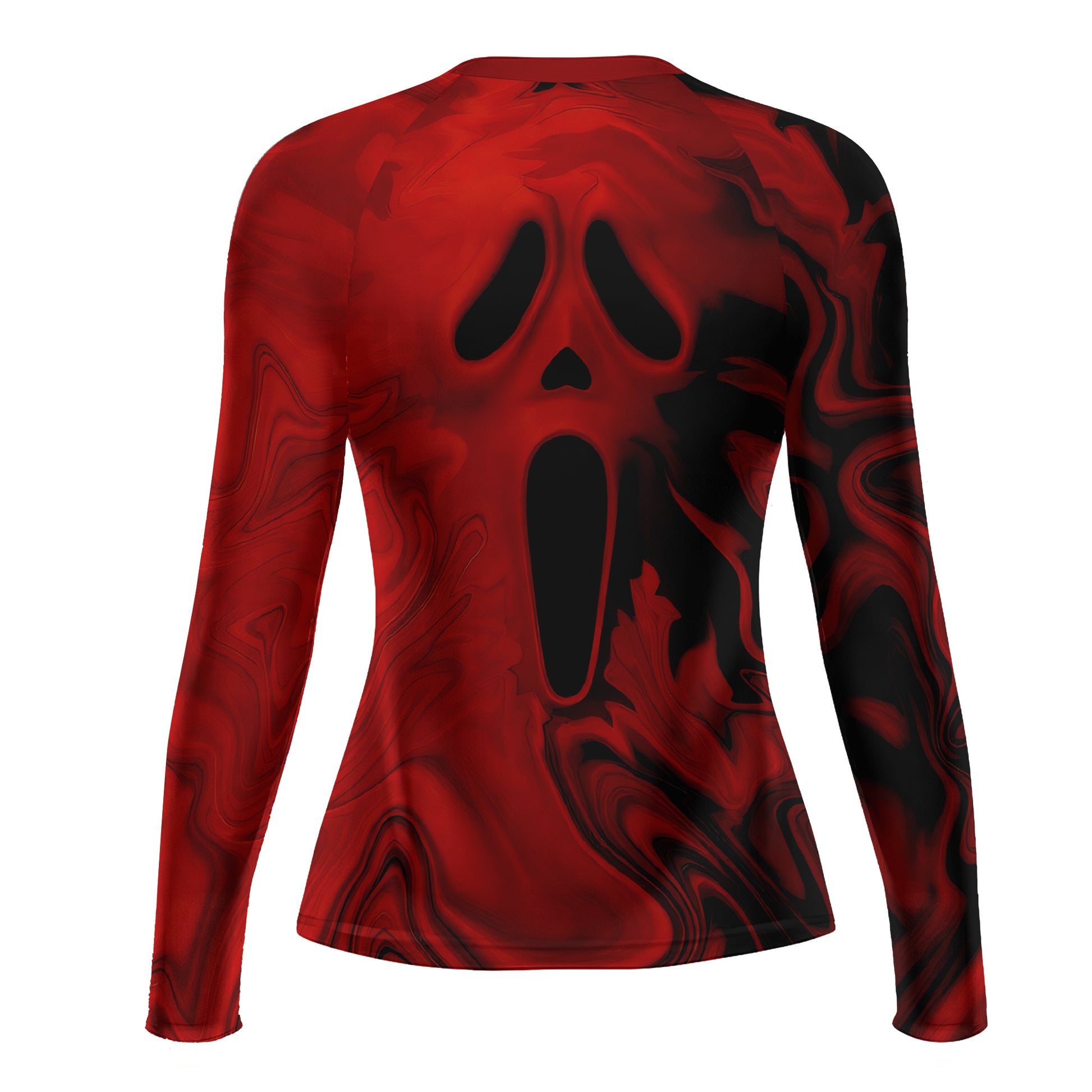 Red Ghostface Rash Guard