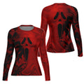 Red Ghostface Rash Guard