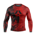 Red Ghostface Rash Guard