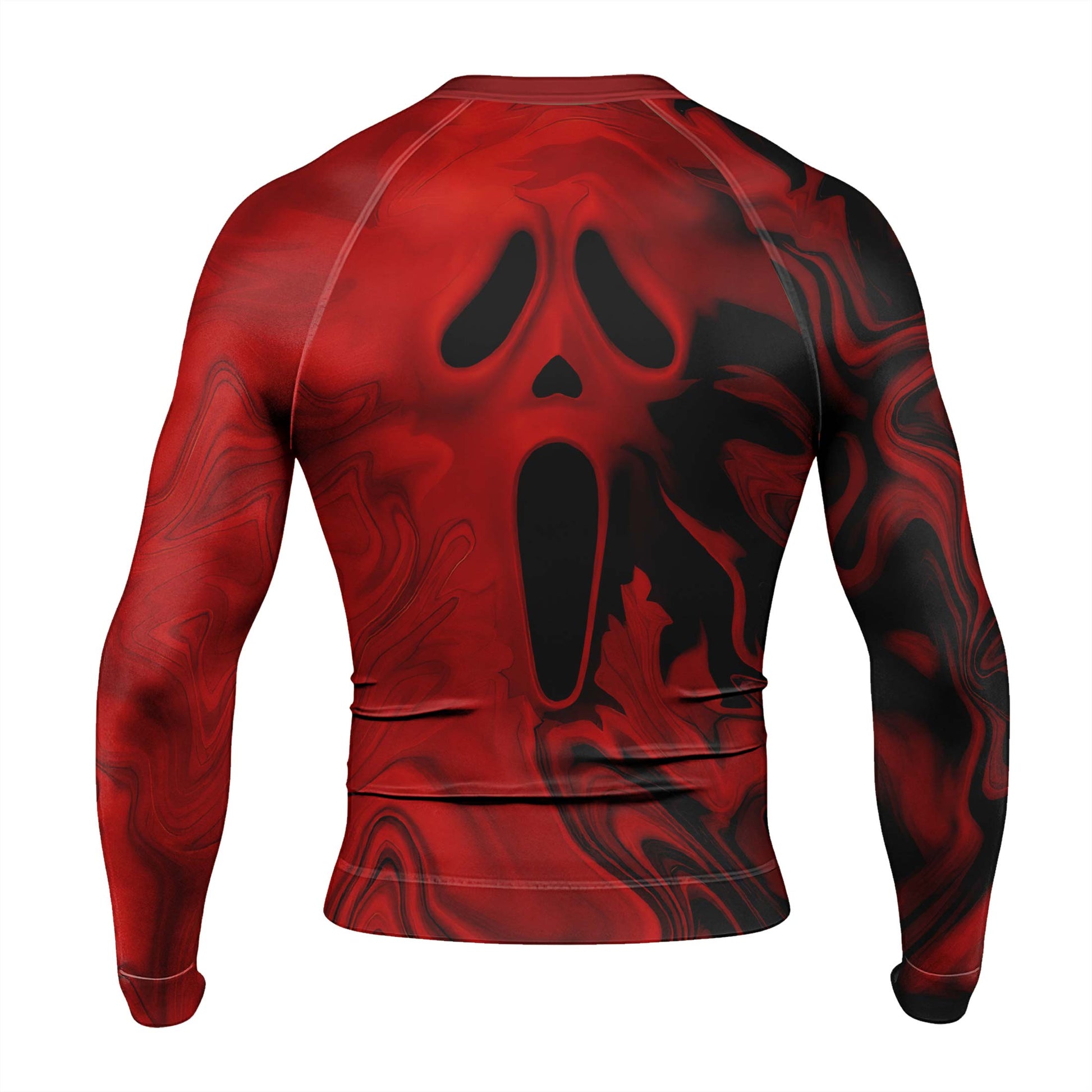 Red Ghostface Rash Guard