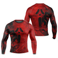 Red Ghostface Rash Guard