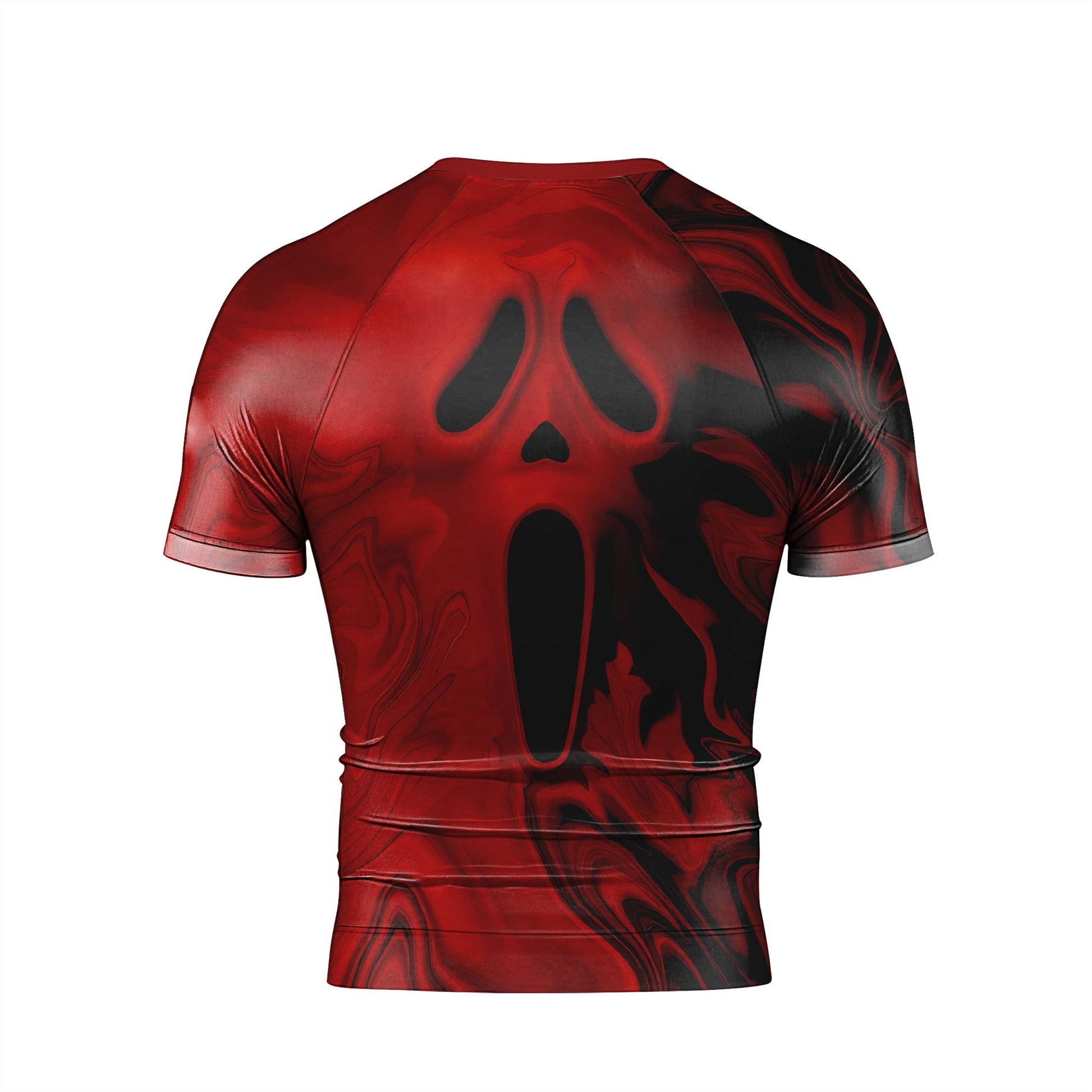 Red Ghostface Rash Guard