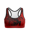 Red Ghostface Women's Workout Set