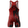 Red Ghostface Wrestling Singlet