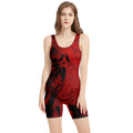 Red Ghostface Wrestling Singlet