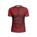 Red Hulk Cosplay Kids Rash Guard