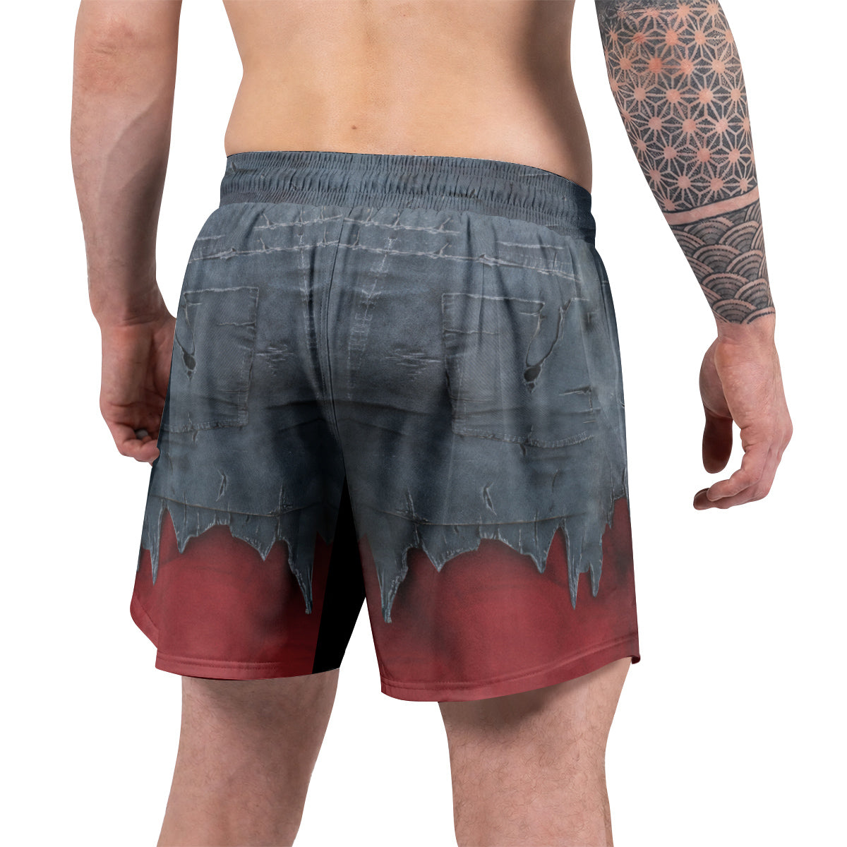 Red Hulk Cosplay Grappling Shorts
