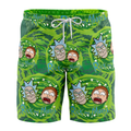 Rick And Morty Swim Trunks