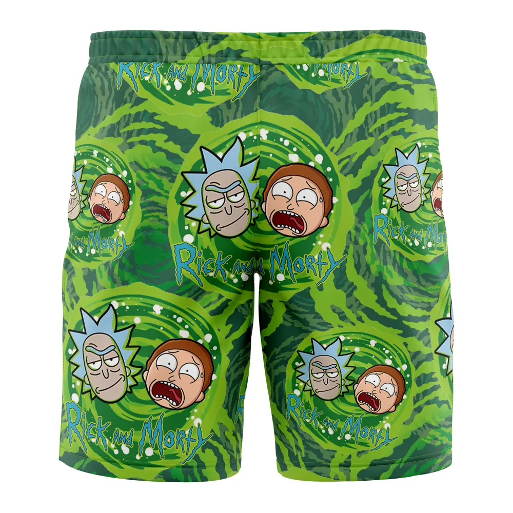 Rick And Morty Swim Trunks