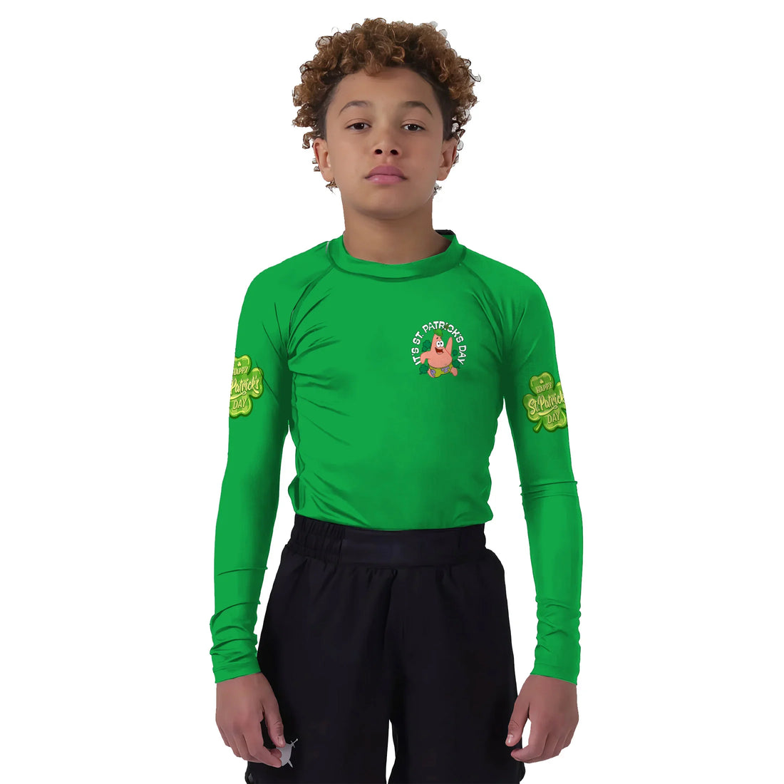 ST Patrick Day Kids Rash Guard