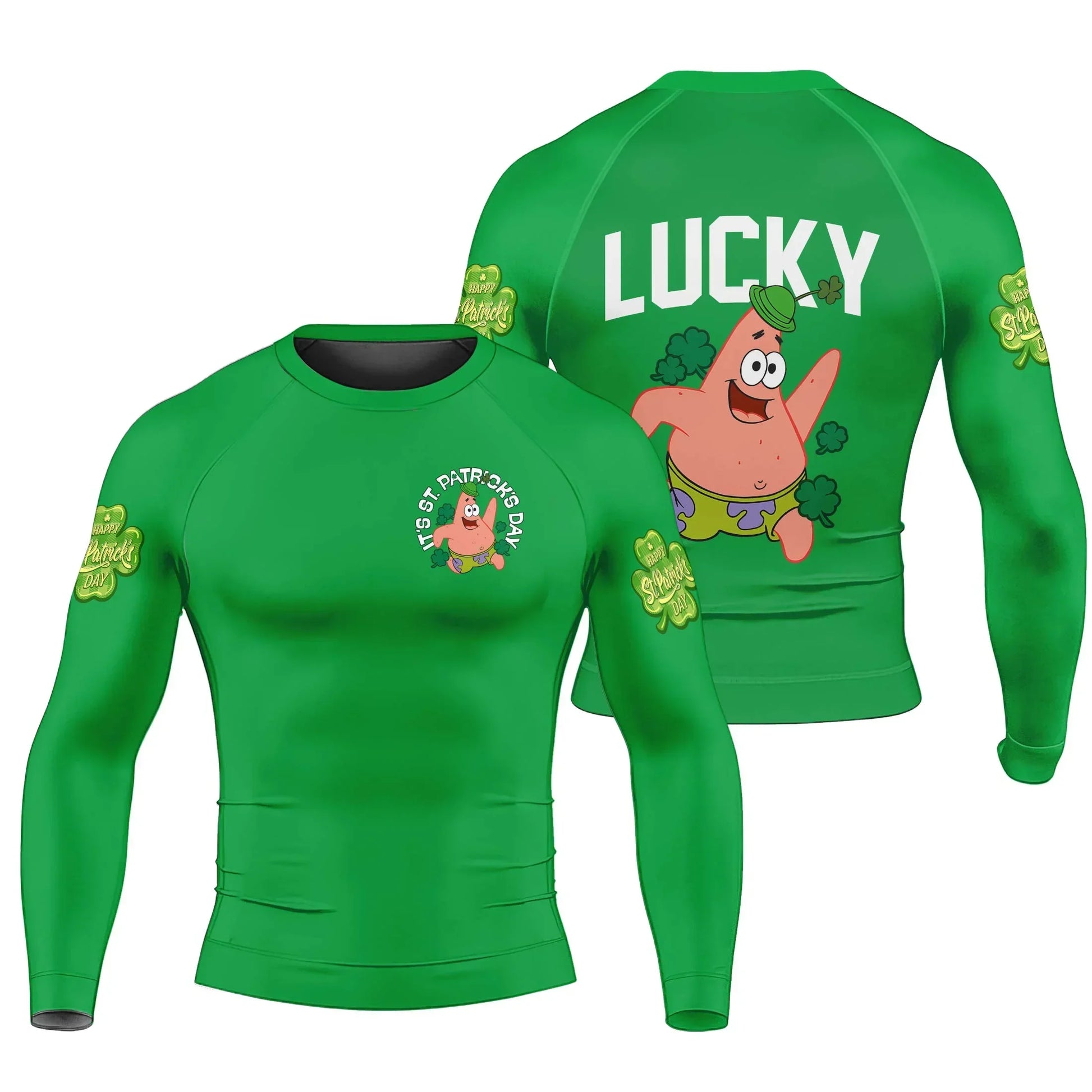 ST Patrick Day Rash Guard