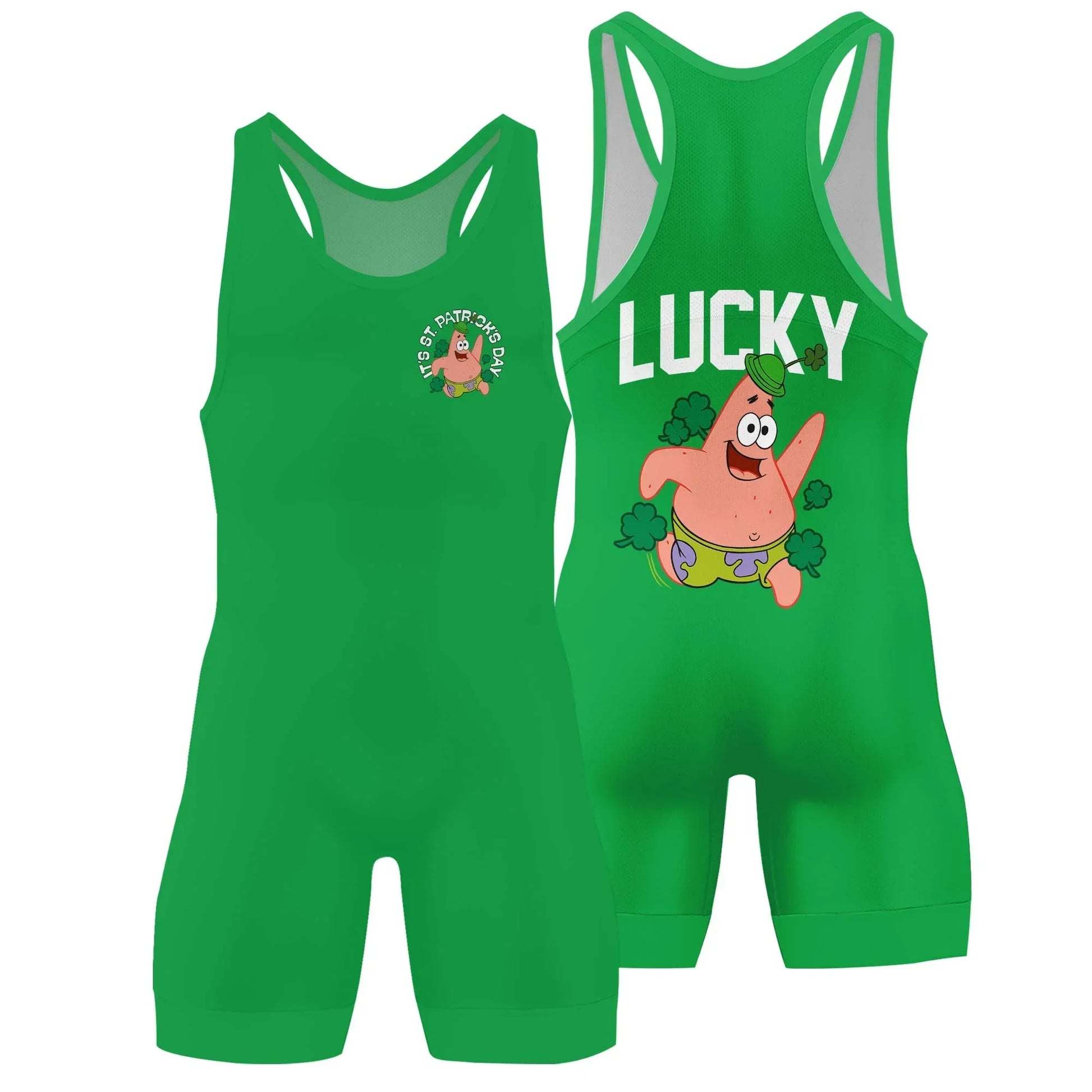 ST Patrick Day Wrestling Singlet