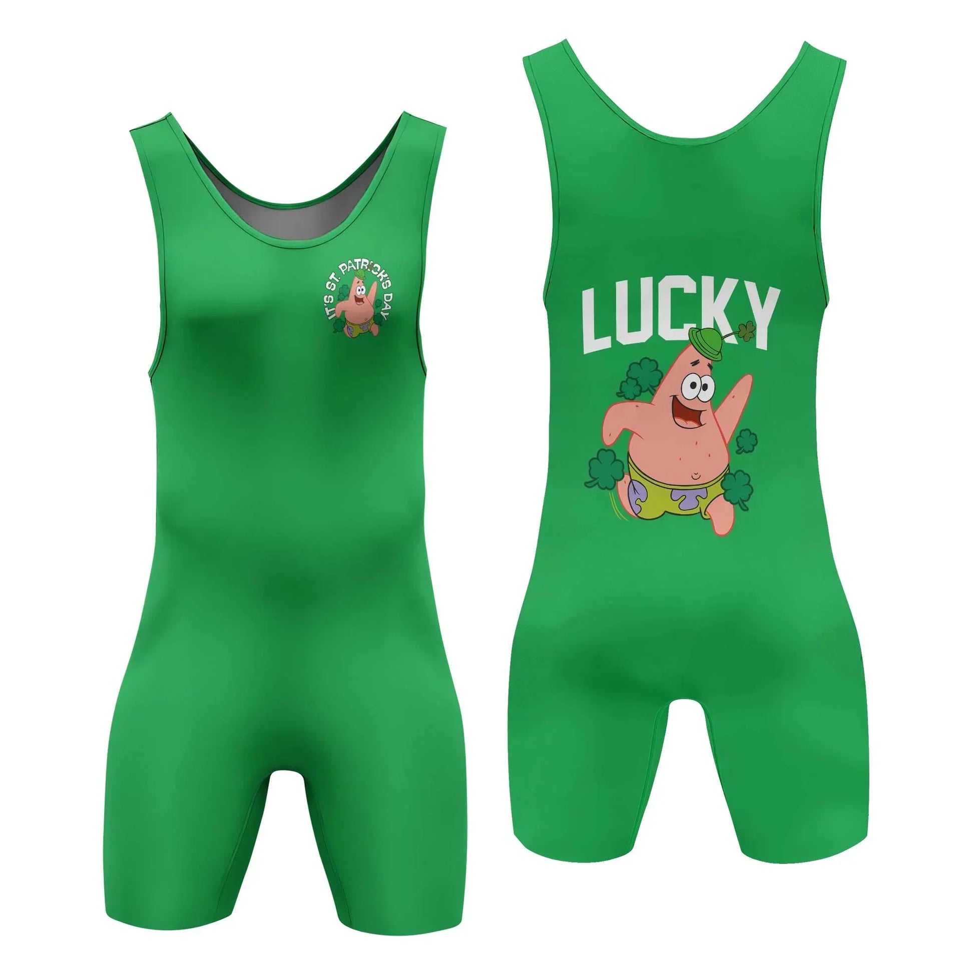 ST Patrick Day Wrestling Singlet