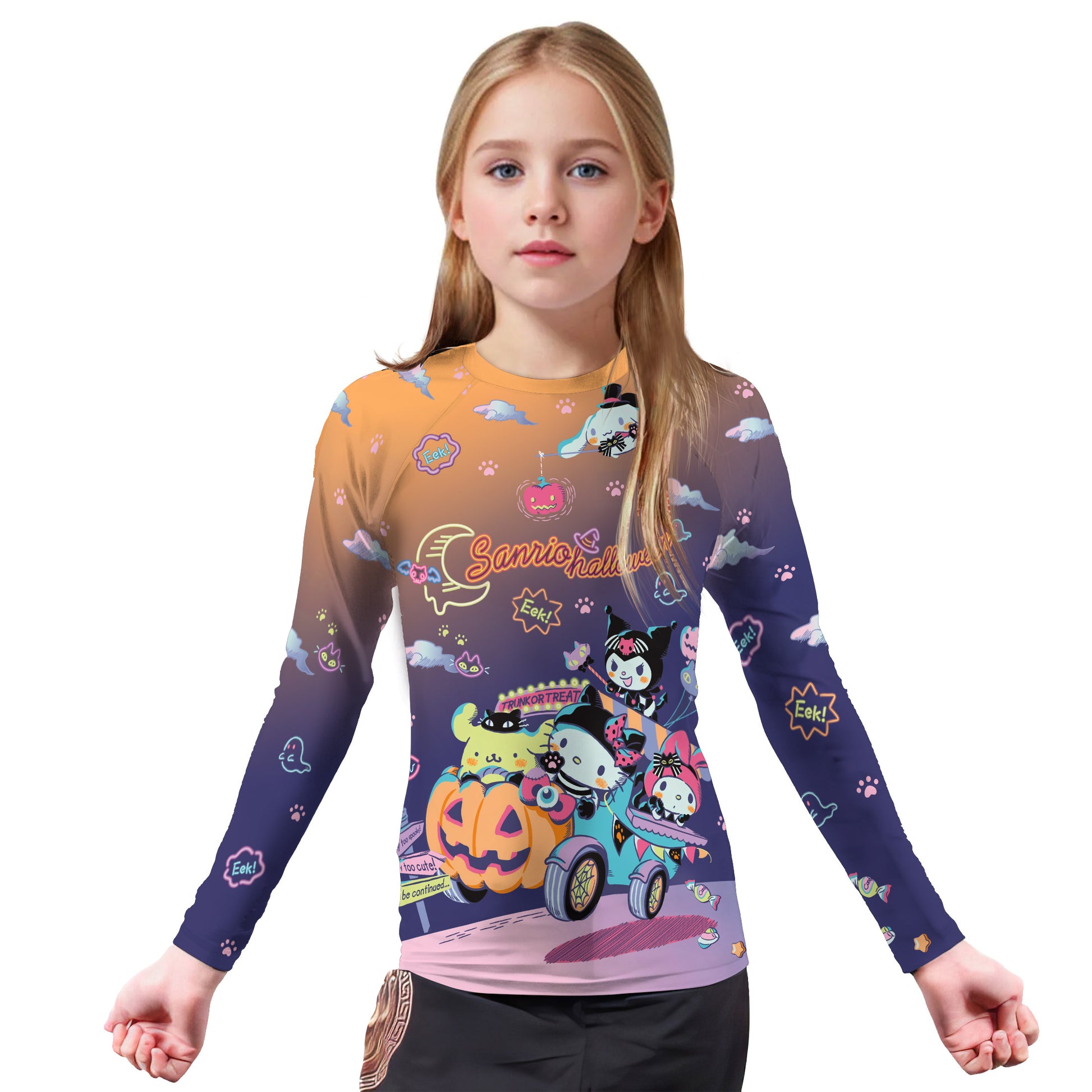 Sanrio Halloween Kids Rash Guard