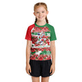 Santa Choke Kids Rash Guard