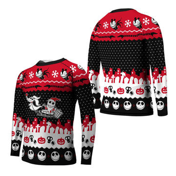 Santa Jack Skelington Kids Rash Guard
