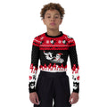 Santa Jack Skelington Kids Rash Guard