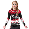 Santa Jack Skelington Kids Rash Guard