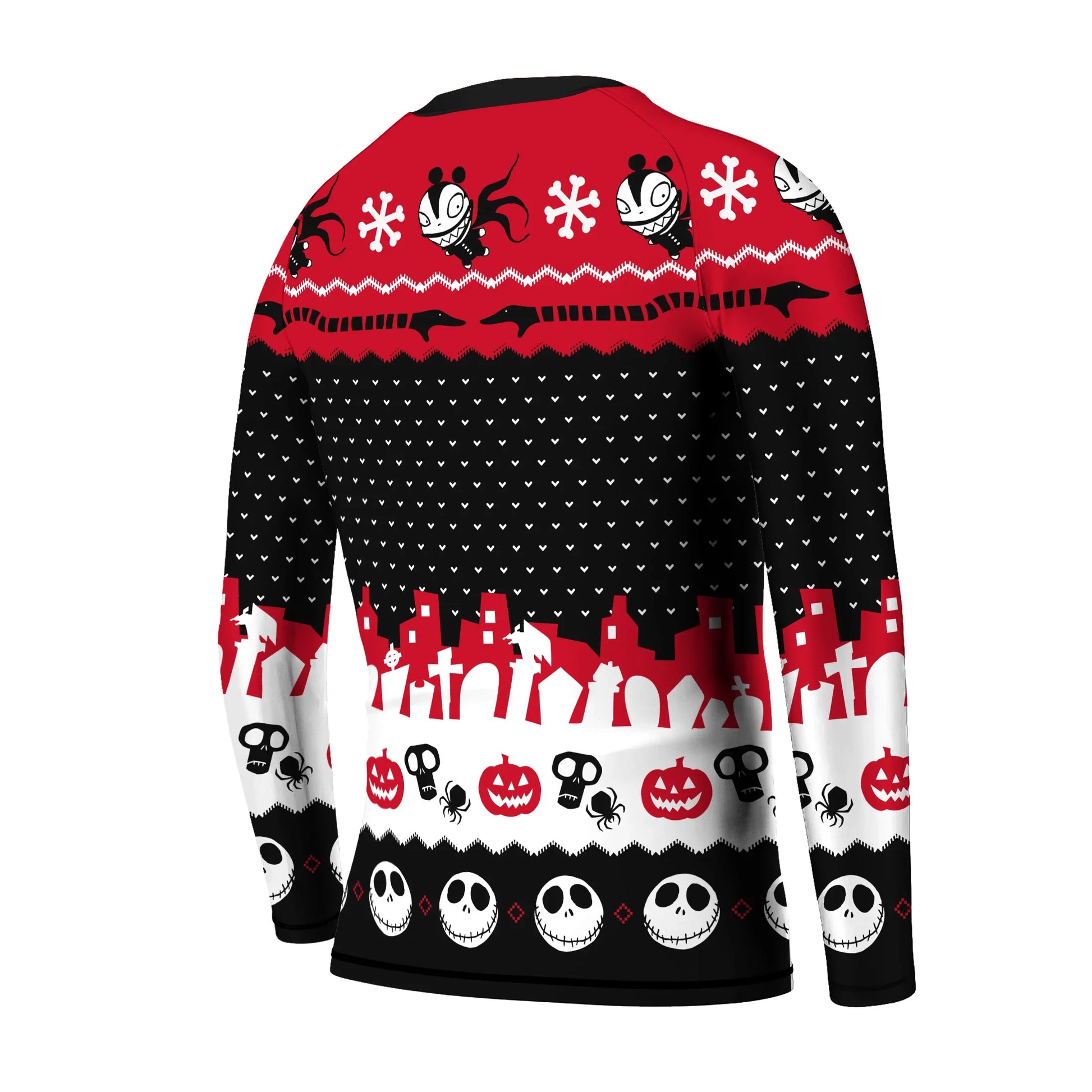 Santa Jack Skelington Kids Rash Guard