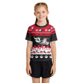 Santa Jack Skelington Kids Rash Guard