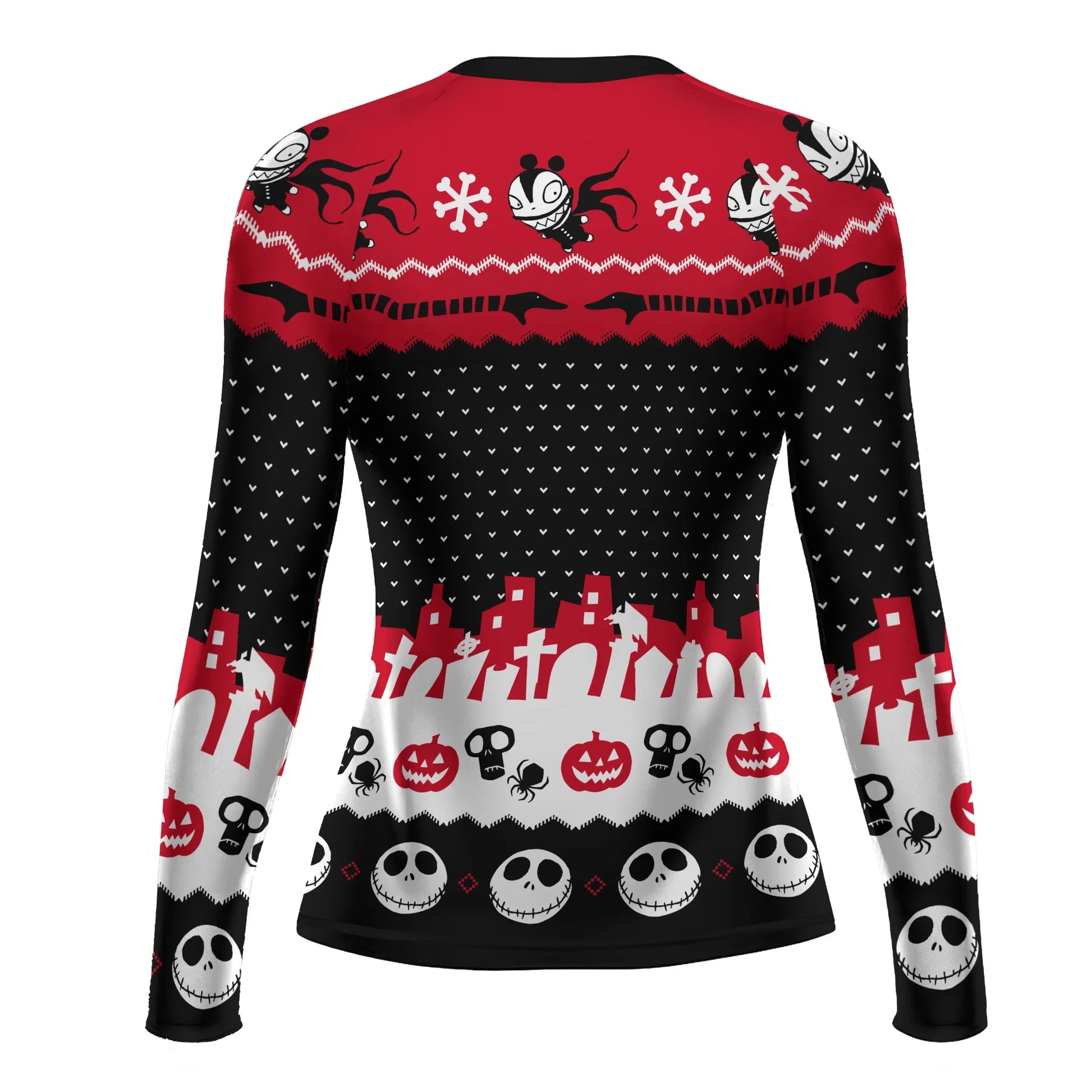 Santa Jack Skelington Rash Guard