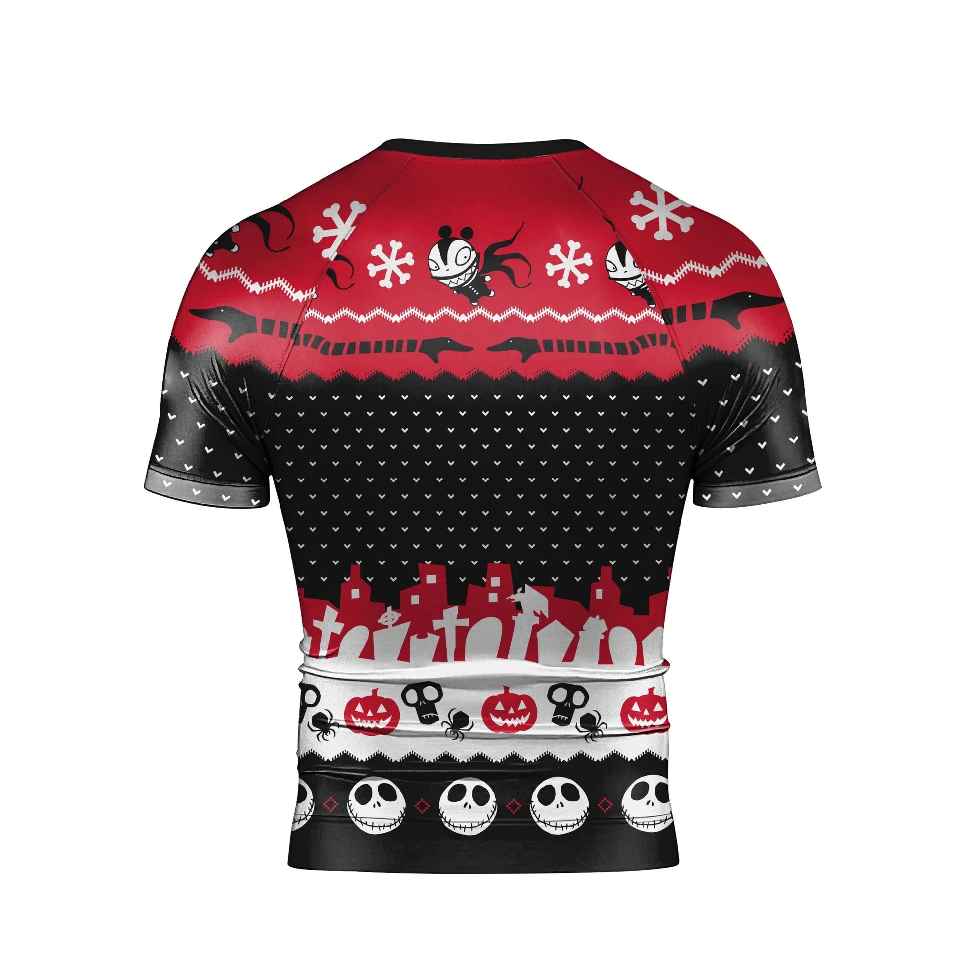 Santa Jack Skelington Rash Guard