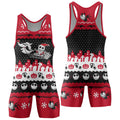Santa Jack Skelington Wrestling Singlet