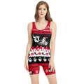 Santa Jack Skelington Wrestling Singlet
