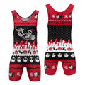 Santa Jack Skelington Wrestling Singlet