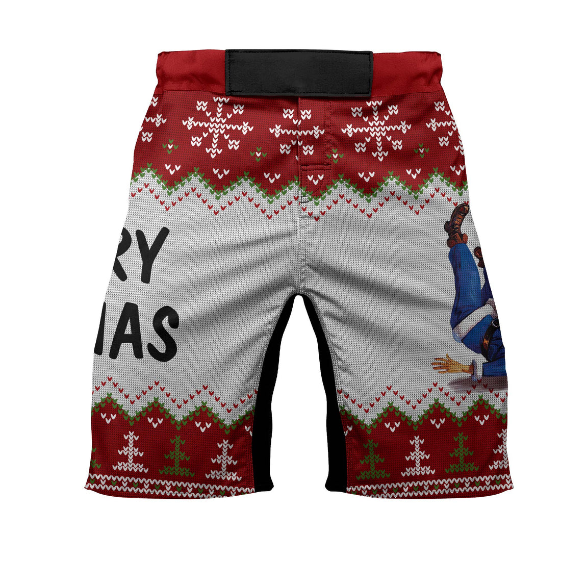 Santa Merry Jitmas Fight Shorts