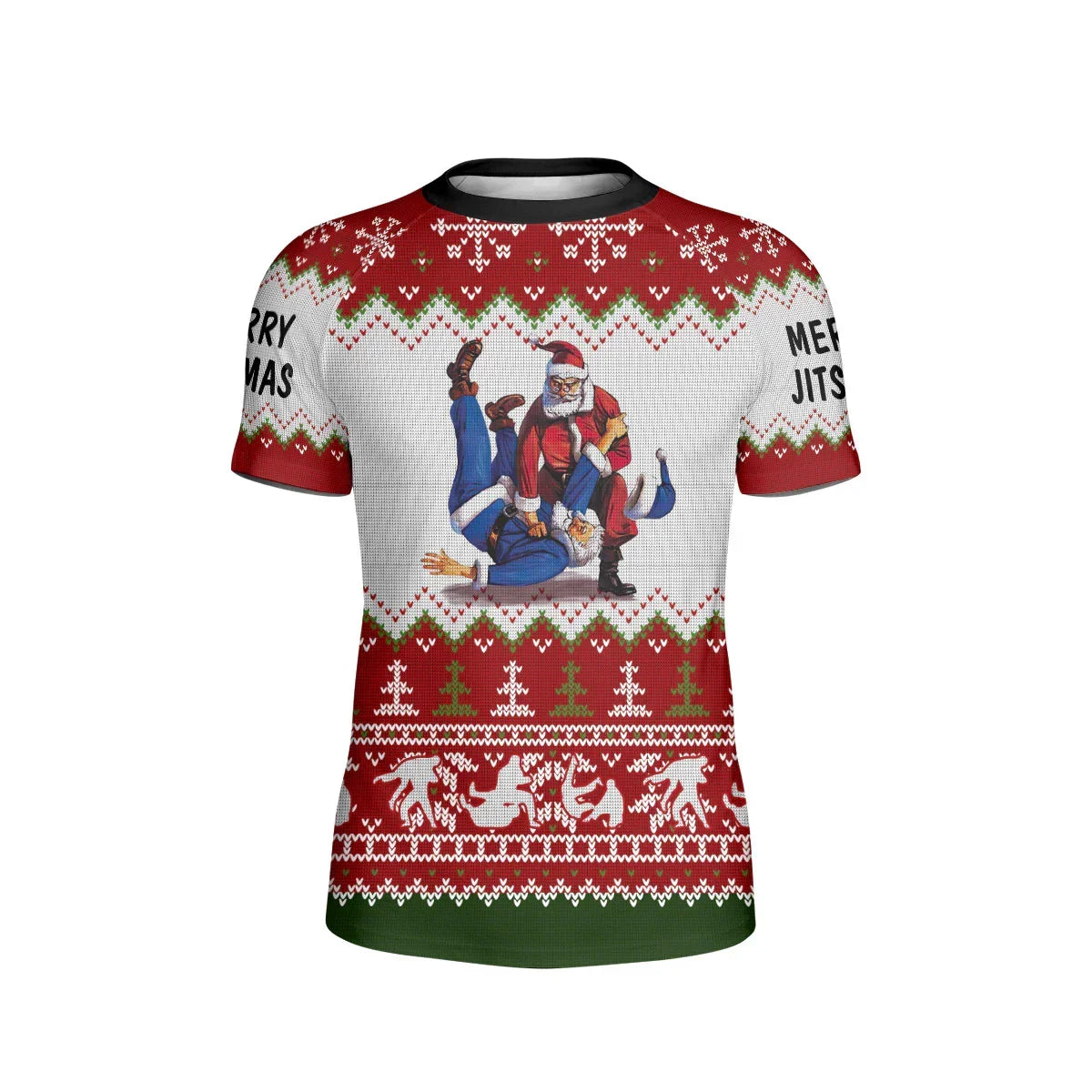 Santa Merry Jitmas Kids Rash Guard