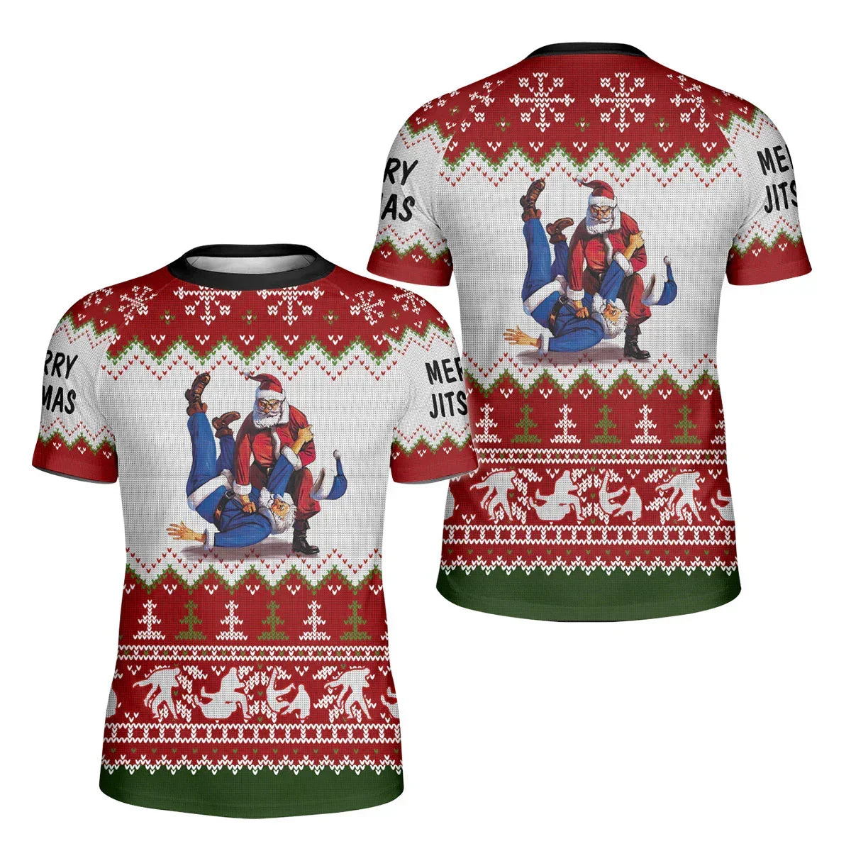 Santa Merry Jitmas Kids Rash Guard