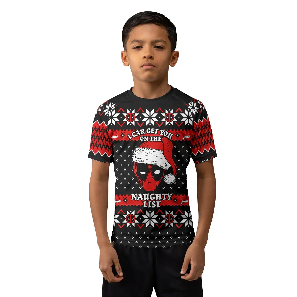 Santa Pool Christmas Kids Rash Guard