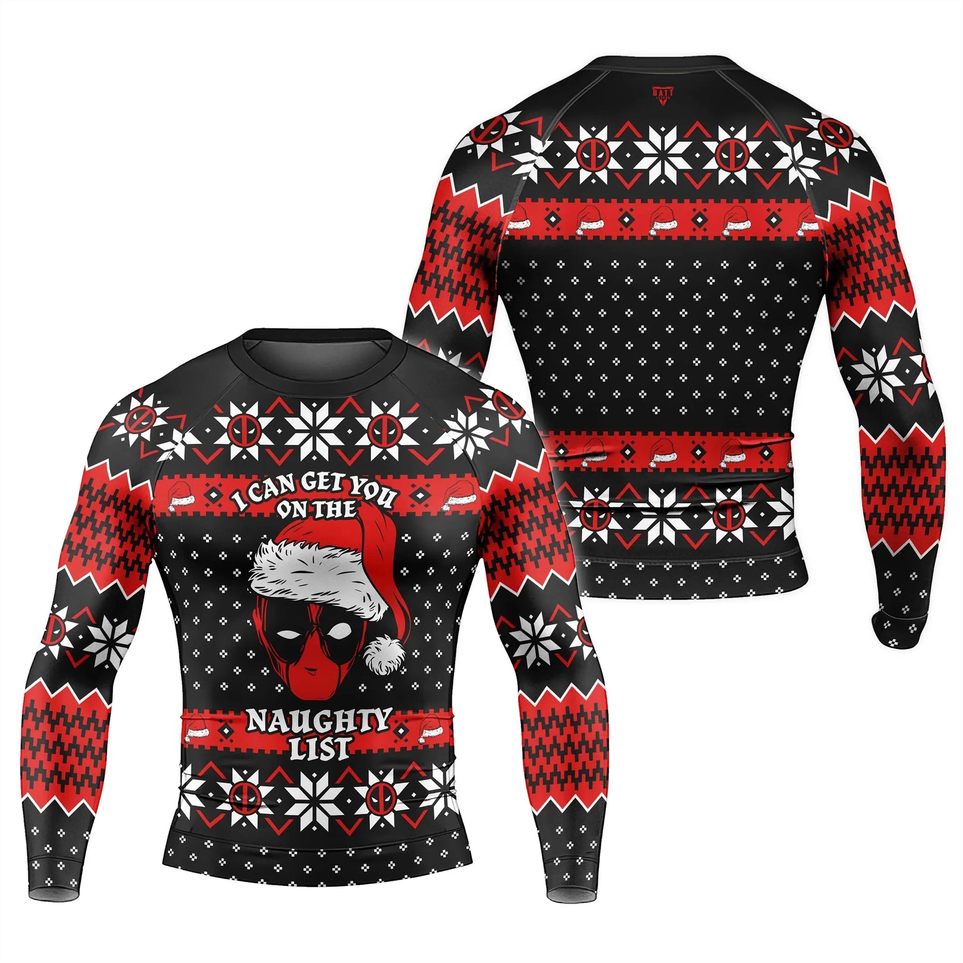 Santa Pool Christmas Rash Guard