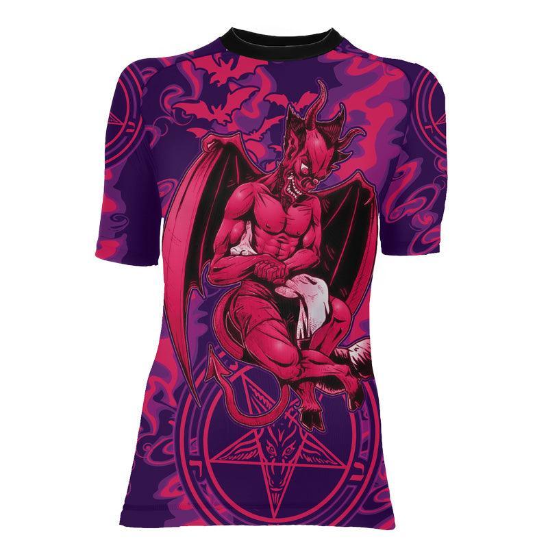 Satan Demon King Jiu Jitsu Rash Guard