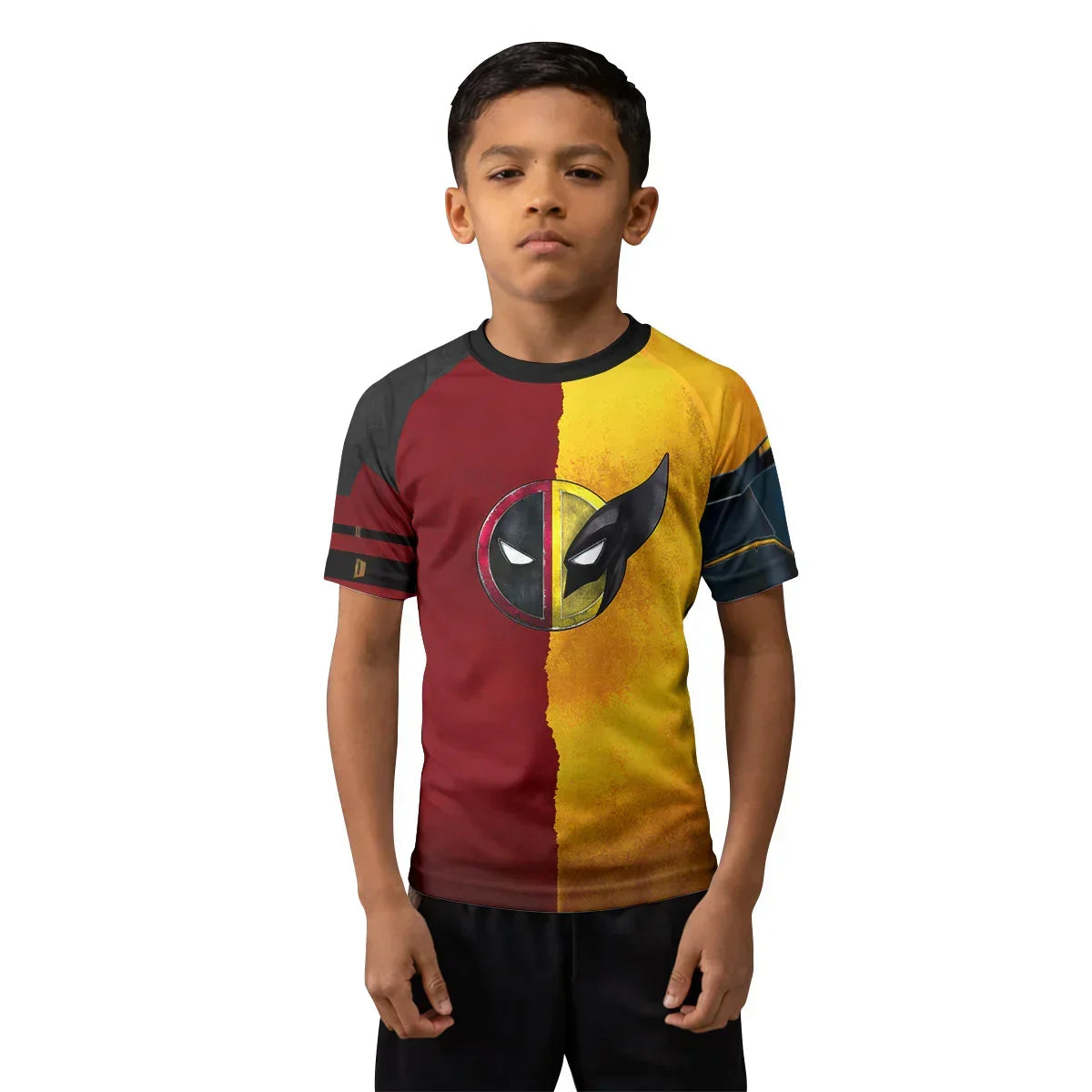 Say Uncle Deadpool And Wolverine Kids Rash Guard
