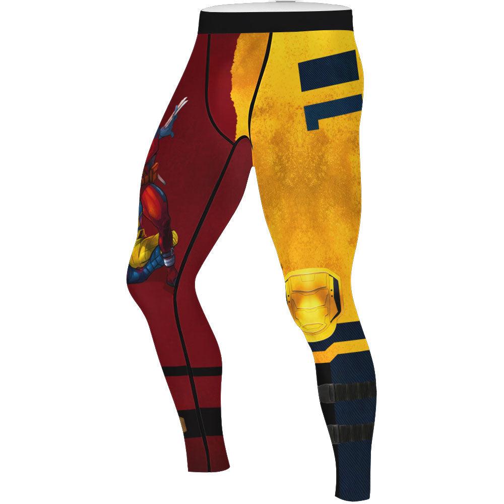 Say Uncle Deadpool And Wolverine Men's Compression Leggings