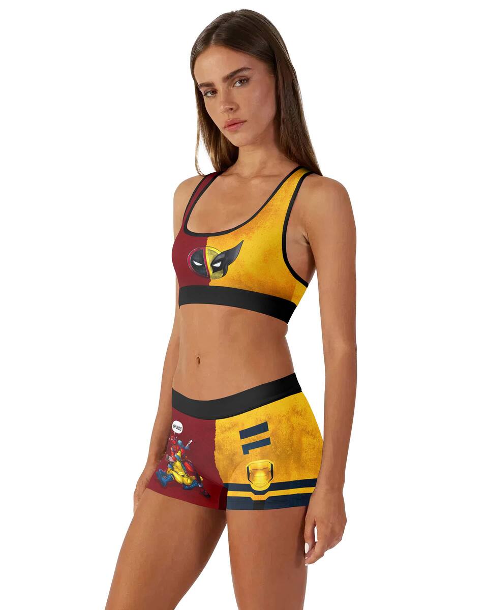 Say Uncle Deadpool And Wolverine Women's Workout Set