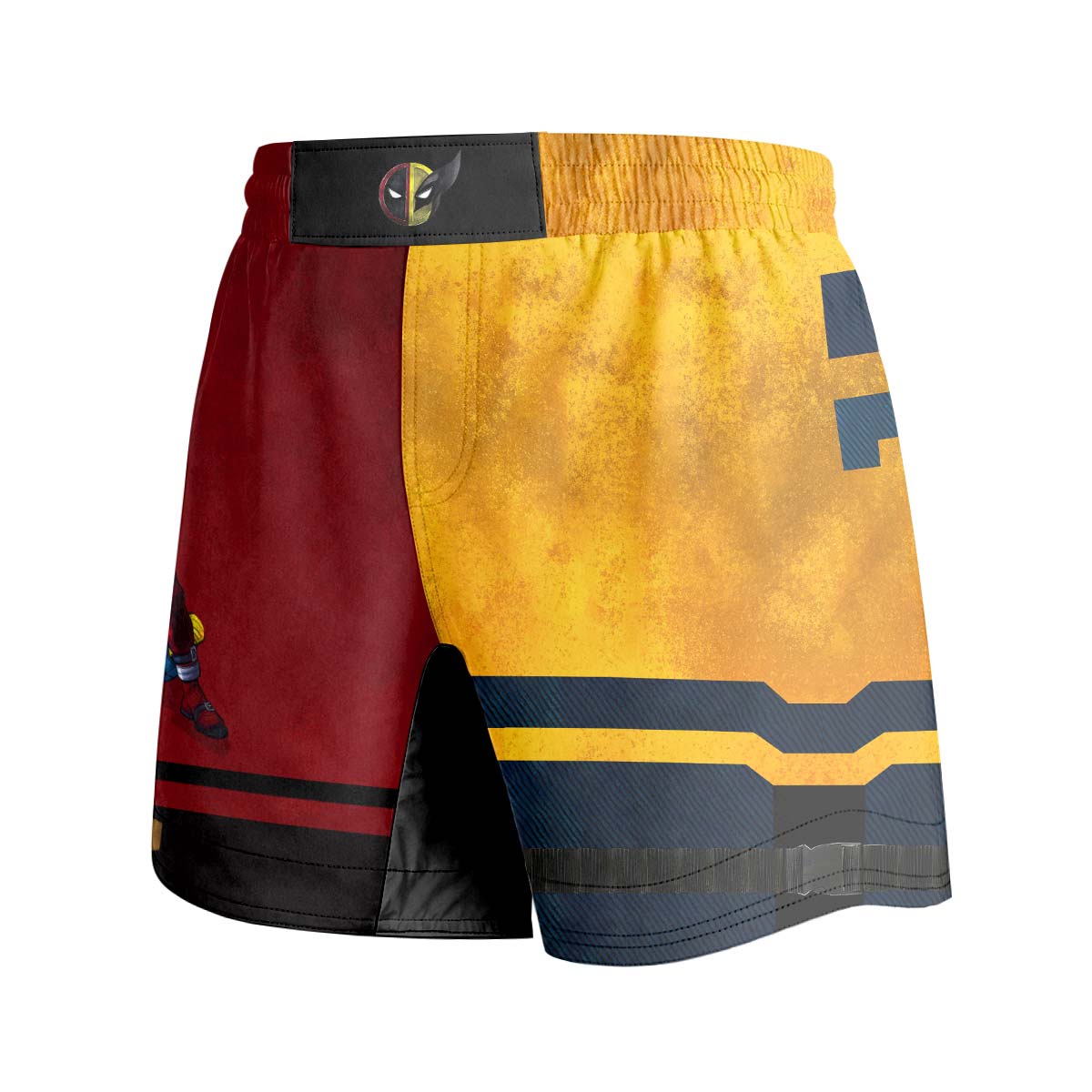 Say Uncle Deadpool And Wolverine Grappling Shorts