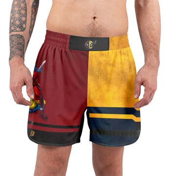 Say Uncle Deadpool And Wolverine Grappling Shorts