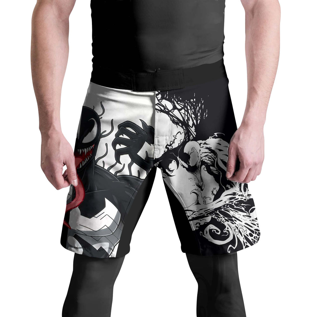 Spider Man 2 Venom And Anti Venom Fight Shorts