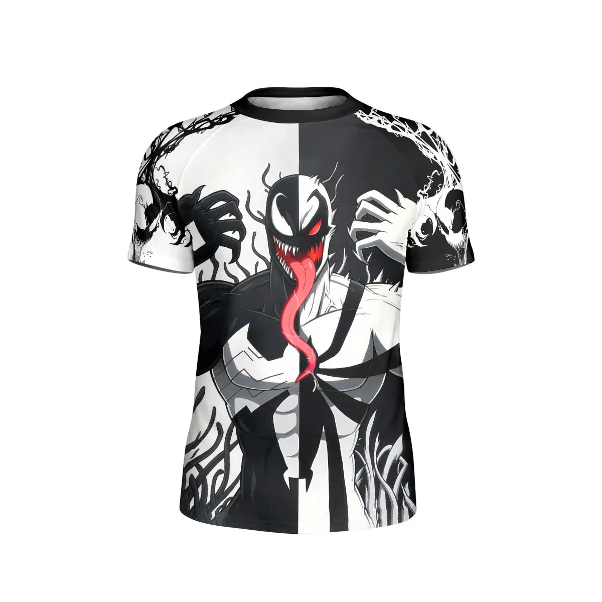 Spider Man 2 Venom And Anti Venom Kids Rash Guard