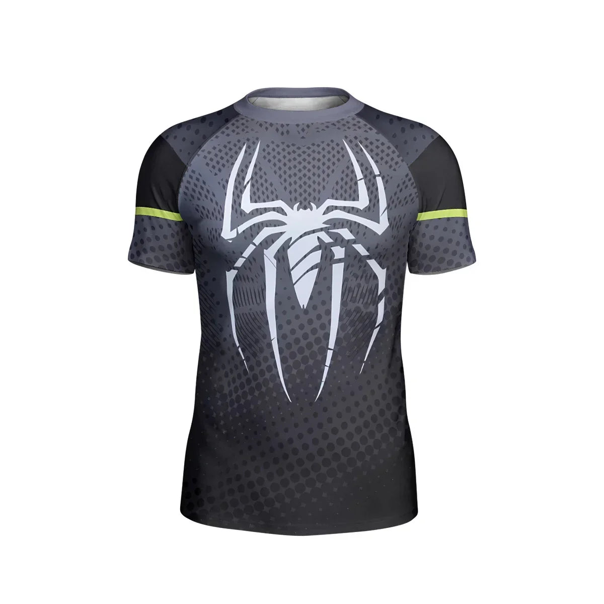 Spider Man Black Kids Rash Guard
